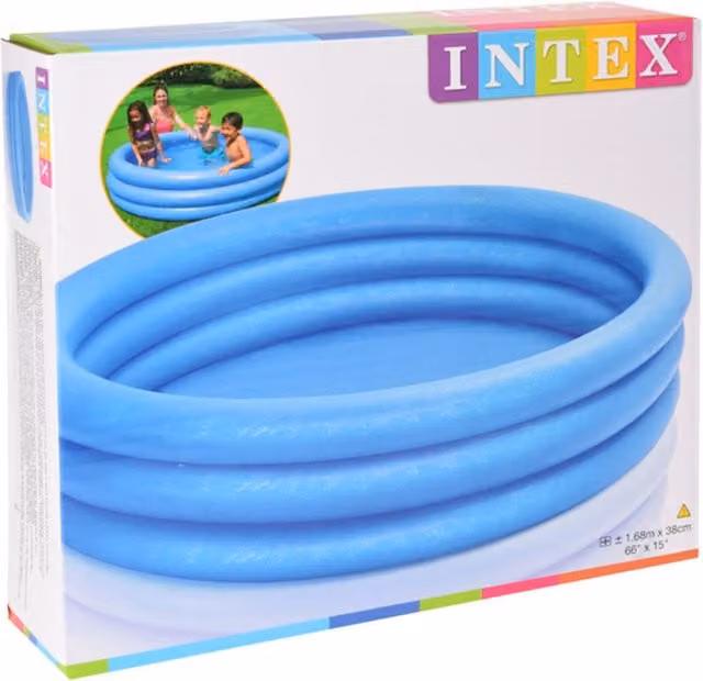 Intex Blue Round Inflatable Childrens Pool