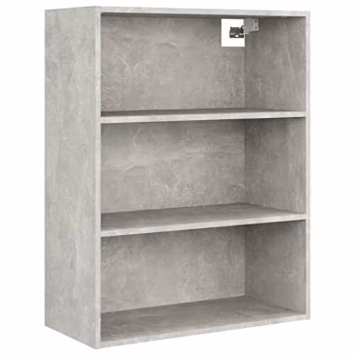 vidaXL Hanging Wall Cabinet in Grey, W/D/H: 69.5 x 32.5 x 90 cm