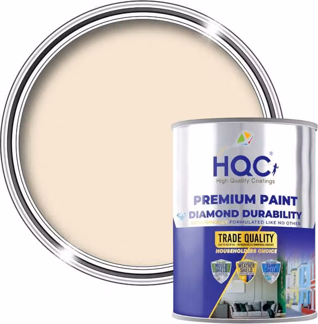 HQC PAINTS Mould Resistant Water Based Insulating Anti-Condensation Base Coat, 2.5 l, Beige