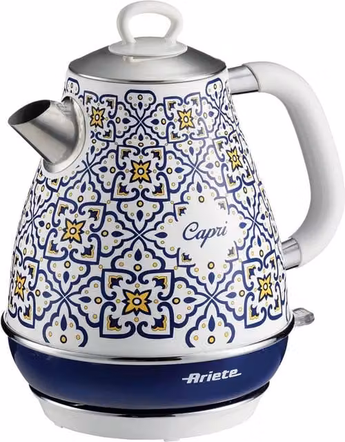 Ariete Capri Design Cordless Kettle, 1.7L, Multicolour