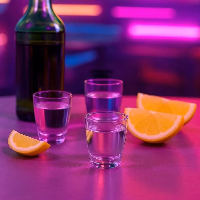 Argon Tableware Pack of 12 Transparent Glass Shot Glasses, 30ml