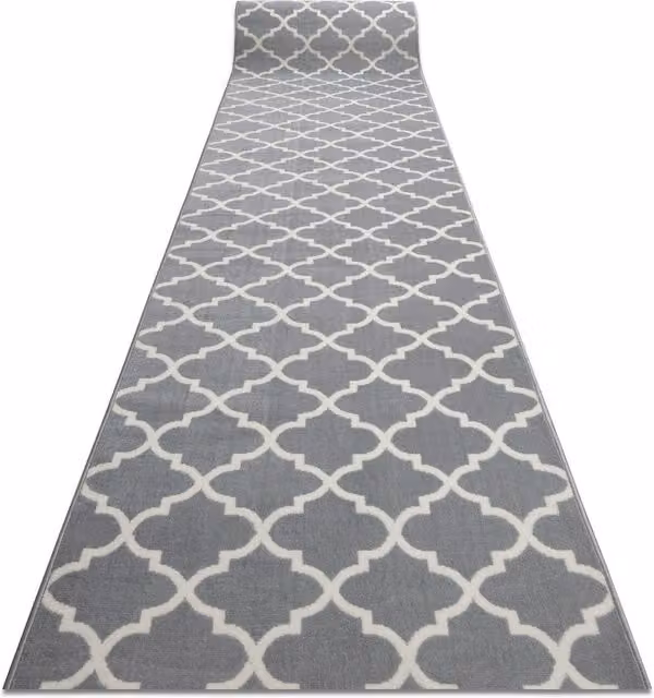 RugsX Morad Moroccan Runner in Grey, W: 70 cm, L: 150 cm