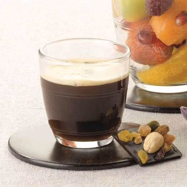 Duralex Gigogne Shot Glass Espresso Cups, 90ml, Transparent