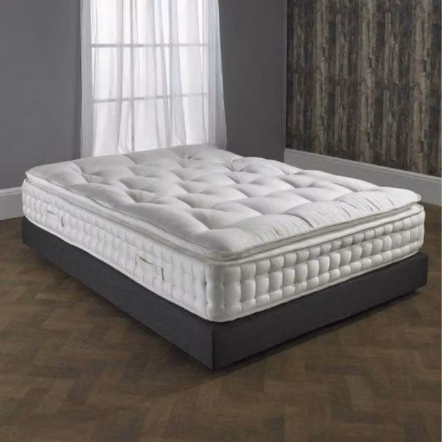 Stratus Interiors Hybrid 5000 Pocket Foam Mattress in White, King Size, 180 x 200 cm