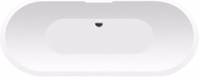 Balterley San Marlo Oval Freestanding Acrylic Bath in White W/D/H: 222 x 75 x 49 cm