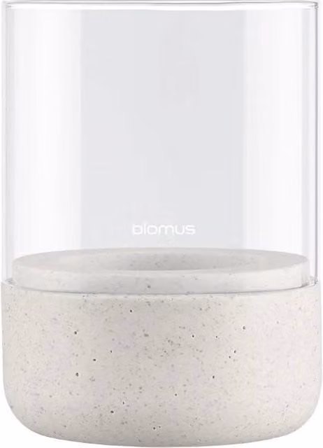 Blomus CALMA Lantern Size S Moonbeam in Off-White Tabletop Tealight Holder