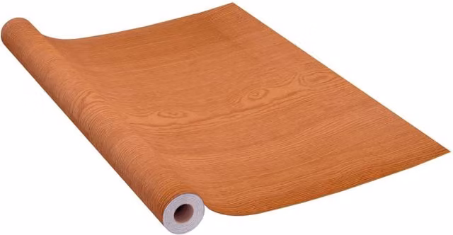 Berkfield Home Self-adhesive PVC Door Films, 4 Pieces, Light Oak Brown, W: 90 cm, H: 210 cm
