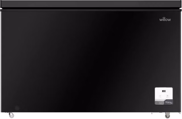 Willow 380L Freestanding Chest Freezer, Black