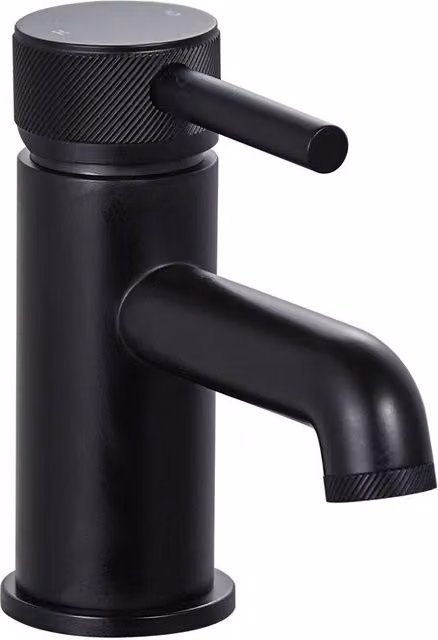 Balterley Round Mono Basin Mixer Tap in Matt Black