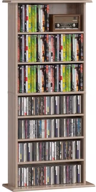 Rolipo 360 CD Media Storage Unit in Brown
