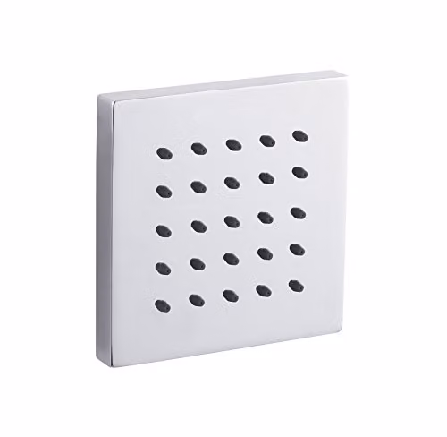 Hudson Reed BDJ002 Modern Square Concealed Bathroom Tile Body Jet in Chrome