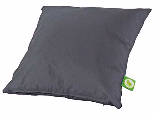 Bean Lazy Waterproof Outdoor Garden Seat Cushion in Grey/Pebble, Square Polyester Pad