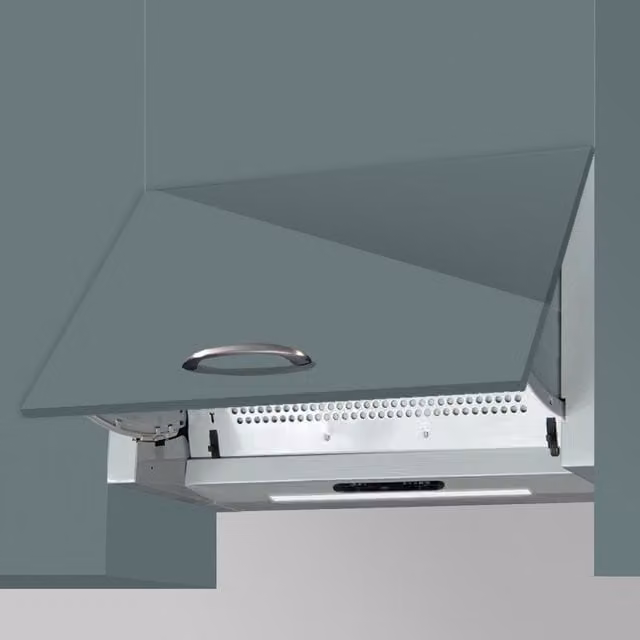 SIA INT60SS Silver Stainless Steel Built In Under Cabinet Cooker Hood Extractor Fan