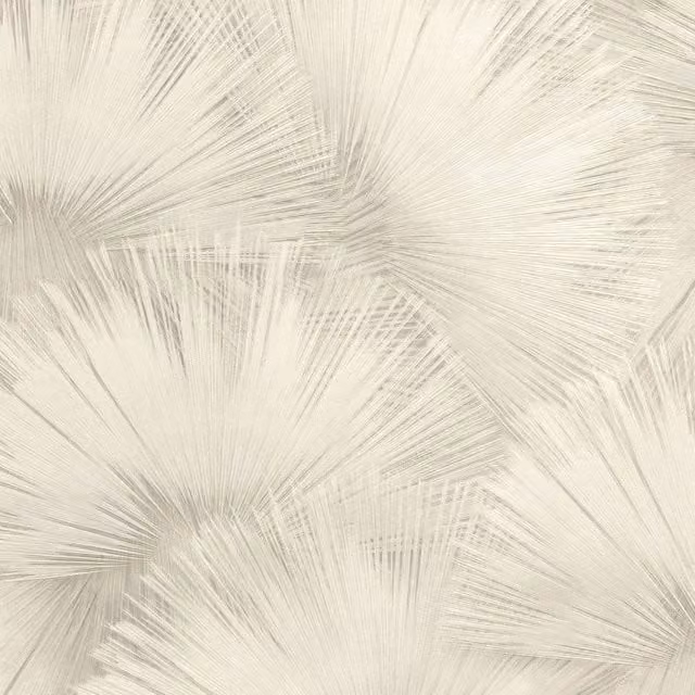 Rasch Opulenza Fan Abstract Geometric Vinyl Wallpaper in White