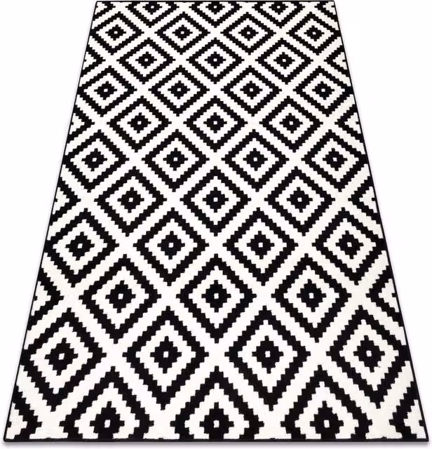 RugsX Morad Vintage Black Rectangular Rug, W: 200 cm, D: 300 cm