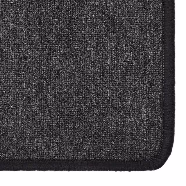 Berkfield Home Elegant Carpet Runner in Anthracite Grey, W: 80 cm, L: 300 cm