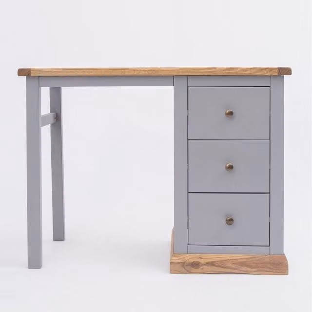 Cabinet Bits Biccari 3 Drawer Dressing Table in Grey