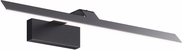 Netlighting Decart Black LED Mirror and Picture Light with 4000K Cool White Light