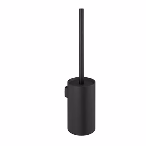 COSMIC Architect Sp Wall-Mounted Bathroom Brush and Holder in Matte Black Metal