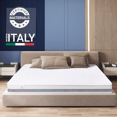 The White Stone Antibacterial Waterfoam Mattress in White, W/D/H: 145 x 200 x 20 cm