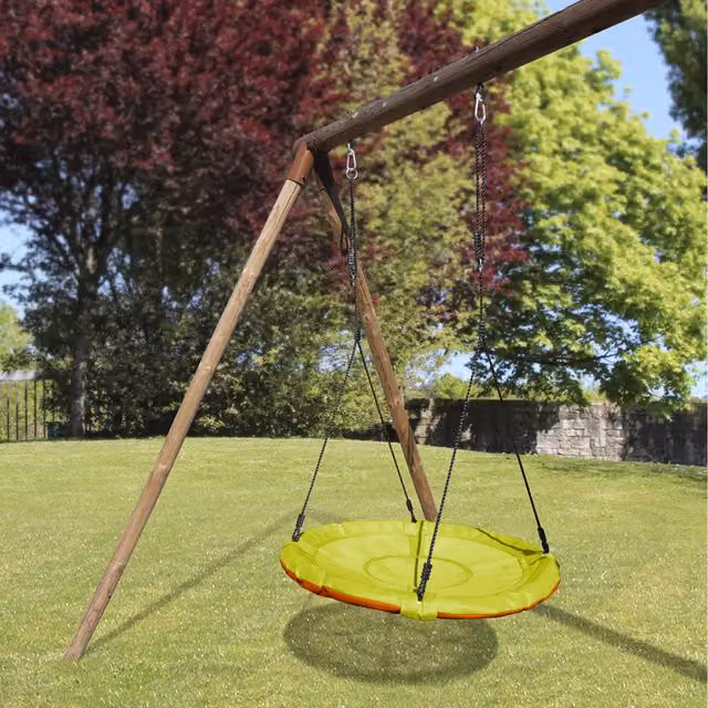 Soulet Green Foam Childrens Nest Garden Swing Seat