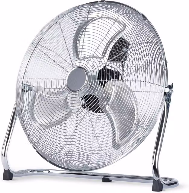 LIVIVO Silver Metal Floor Fan, Diameter: 54.5 cm