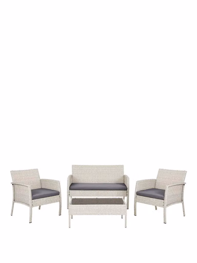Athens Modern Grey Rattan Garden Sofa Set