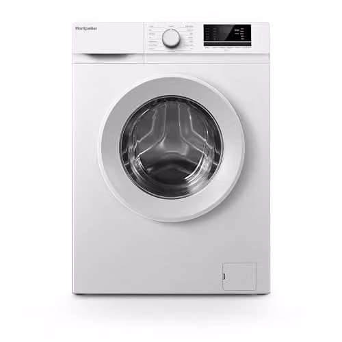 Montpellier MWM612W White Front Loader Freestanding Washing Machine with 6kg Capacity and 1200rpm Spin Speed