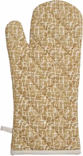 Abigail Ahern x Murmur Camille Single Cotton Oven Glove in Yellow