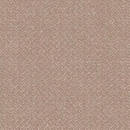 Galerie G45173 Steampunk Abstract Geometric Non-Woven Wallpaper in Bronze and Brown