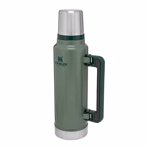 Stanley 1913 Classic Legendary Vacuum Insulated Stainless Steel Thermal Flask, 1.4 l, Green