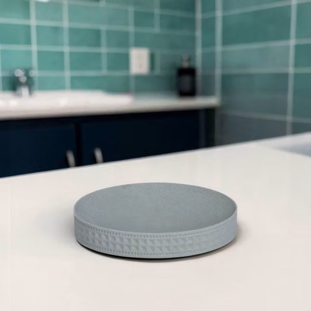 Showerdrape Maison Polyresin Soap Dish in Green, White or Grey