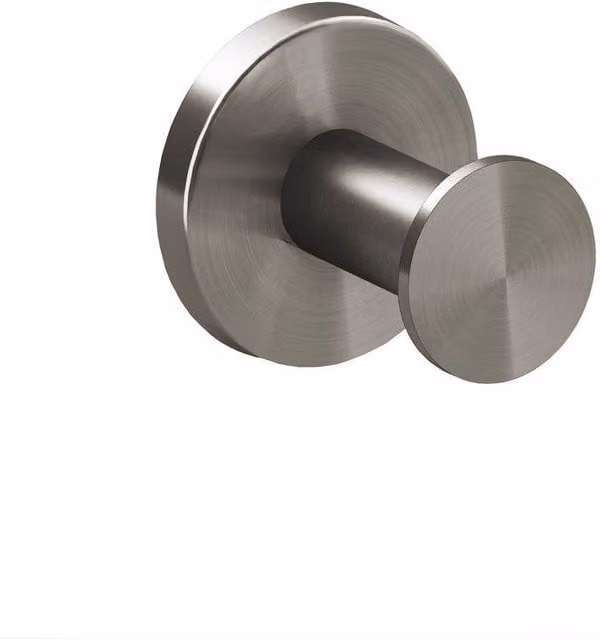 Cosmic wall-mounted towel, robe and coat hook in chrome, Architect S+ Collection in Metallics