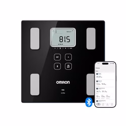 OMRON VIVA Body Composition Monitor and Scale in Black with Bluetooth and App Control