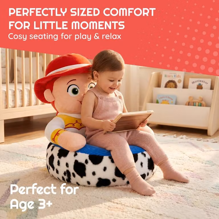 Disney Toy Story Jessie Plush Kids Sofa Chair in Multicolour