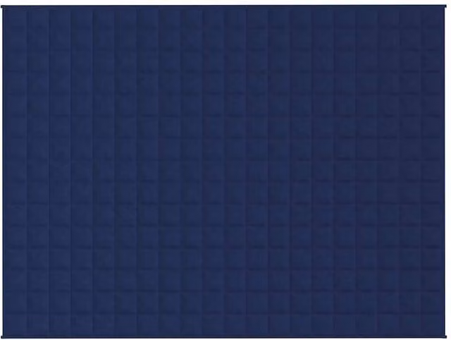Berkfield Home Navy Blue Weighted Blanket, 150 x 200 cm, 11 kg
