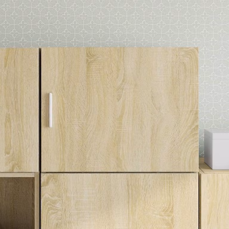 Berkfield Home Sonoma Oak Wall Cabinet in Beige, W/D/H: 50 x 42.5 x 40 cm