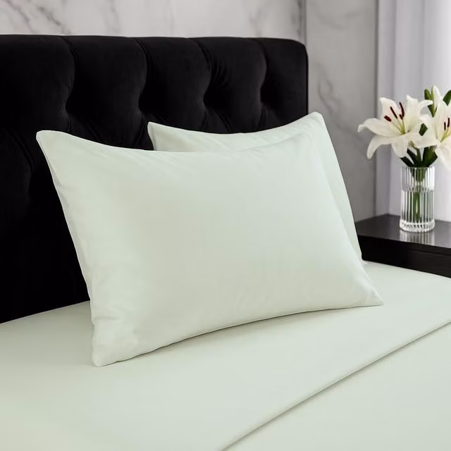 Home Sweet Home UK Microfibre Duck Egg Blue Pillowcase Set of 2 with Envelope Closure, W: 48 cm x L: 74 cm
