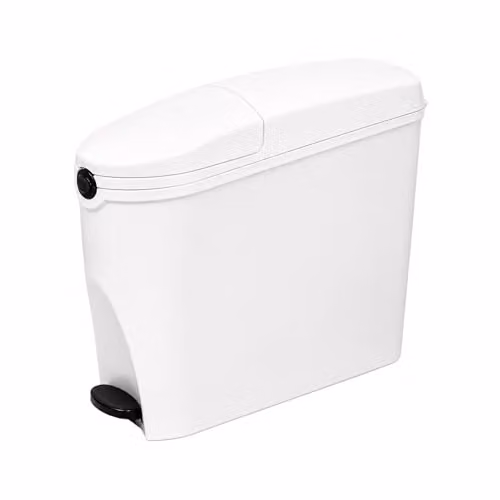 ProKleen White Pedal Operated Sanitary Bin 20L Capacity
