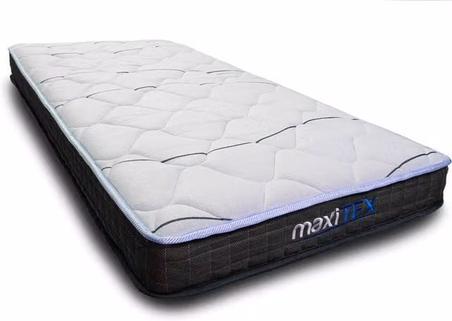 Maxitex Deluxe Pocket Hybrid Mattress, White, W/D/H: 120 x 200 cm