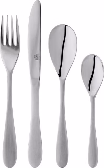Stellar Salisbury 16 Piece Polished Stainless Steel Cutlery Set in Silver