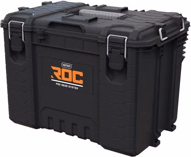 Keter Pro Gear 2.0 XL Waterproof Stackable Toolbox in Black