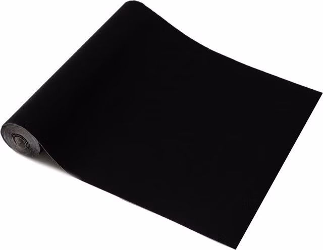 d-c-fix Black Felt Velour Self Adhesive Vinyl Wrap W: 45 cm, L: 5 m