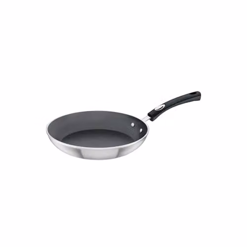 Tramontina Non-Stick Aluminium Frying Pan with Silicone Handle, Black/Grey, 2.0 l