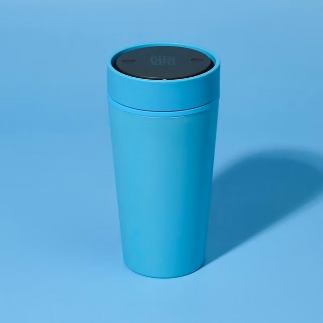 Circular & Co Reusable Coffee Cup in Bright Blue, 355 ml