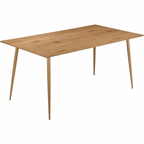 Dorel Home Furnishings Monza Rectangular Oak Dining Table, Brown, W: 160 cm, D: 160 cm, H: 76 cm