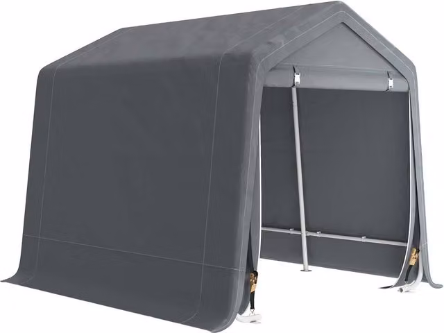 Rolipo Waterproof Bike Storage Tent in Dark Grey, W: 243.84 cm, D: 198.12 cm, H: 240.0 cm