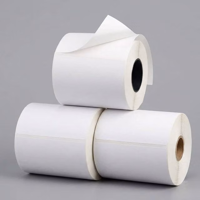 Storm Trading Group 4 Rolls of White Direct Thermal Shipping and Postage Labels, 4x6 inch