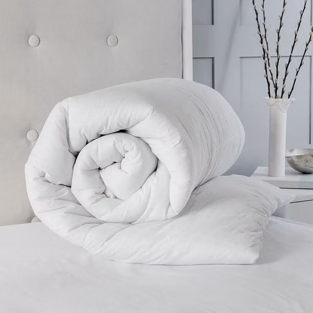 Snug City Anti Allergy Winter Duvet, 13.5 Tog Microfibre and Hollowfibre Filling, White, King Size