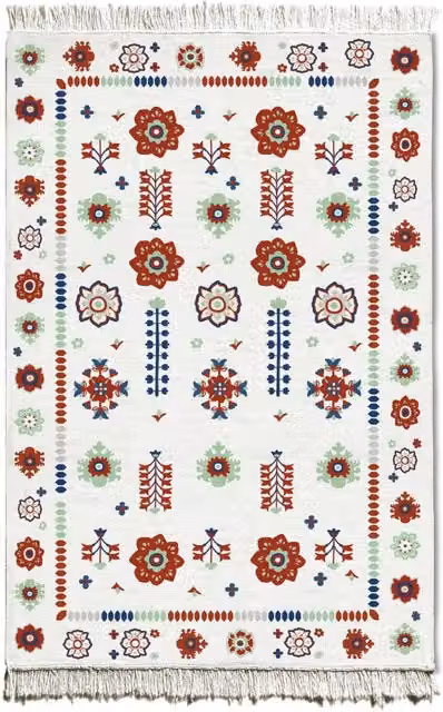The Mia UK Reversible Boho Multicolour Kilim Rug, W: 180 cm, D: 120 cm